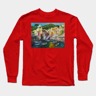 Riomaggiore Cinque Terre Long Sleeve T-Shirt